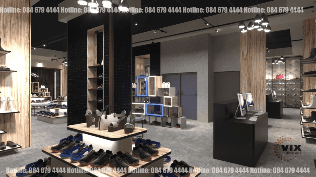 Thiết kế nội thất showroom cửa hàng tại quận 2