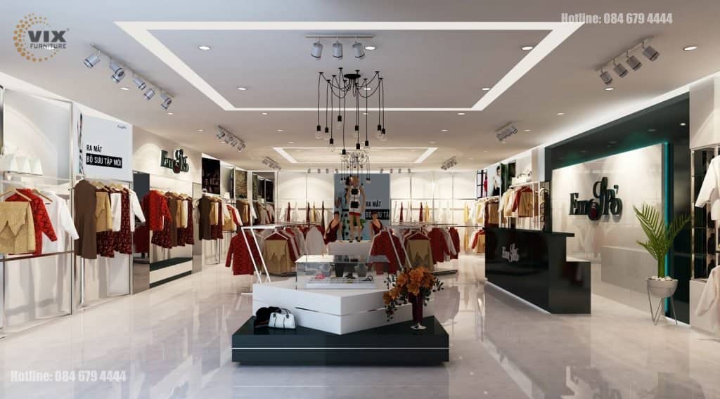 Thiết kế nội thất showroom theo phong cách tự do