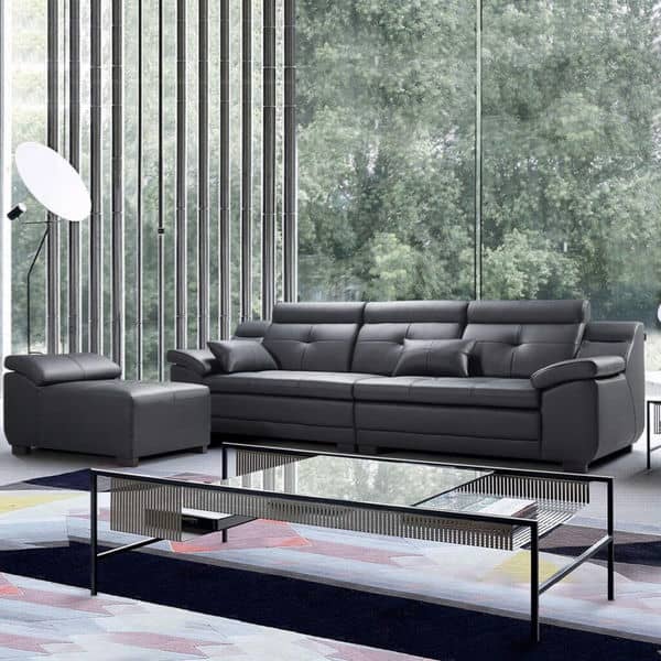 VIXSF302 – GHẾ SOFA DA THẬT 4 CHỖ