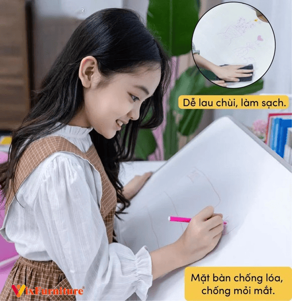 Mặt bàn thông minh Hanover D01L chống lóa, chống mỏi mắt