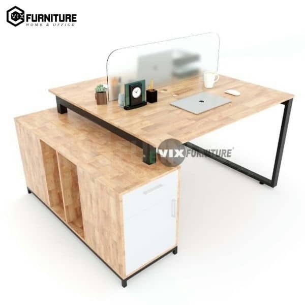 VixFurniture cung cấp bàn làm việc hệ cụm chất lượng 