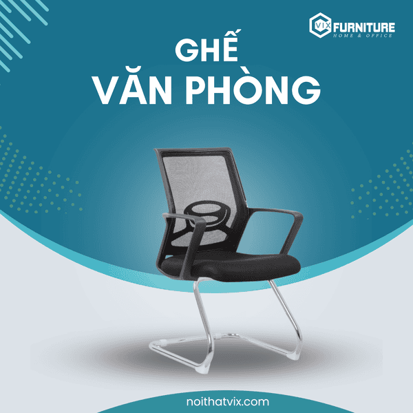 Ghế Nhân Viên Lưng Thấp VIXCHORUS B009C