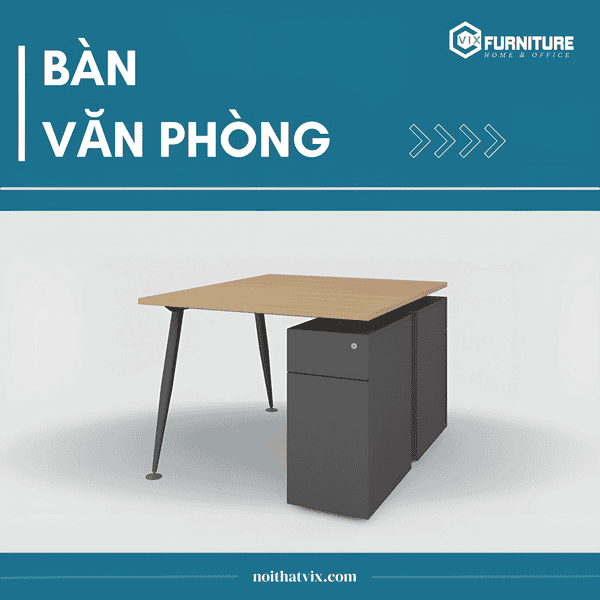 Bàn có hông tủ thấp VixAir001