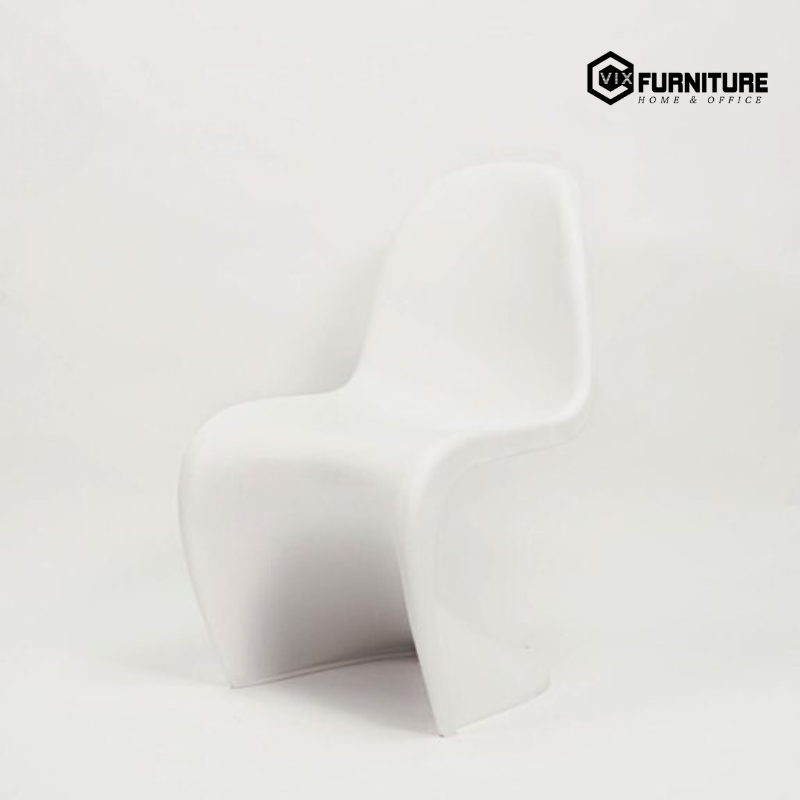 chân ghế được làm bằng chất liệu nhựa PP đúc nguyên khối tạo sự chắc chắn khi ngồi.