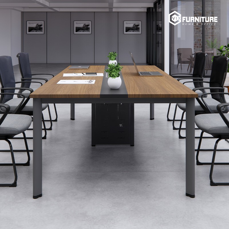 Bàn Họp Oval OH03A chất luowjngj và thẩm mỹ