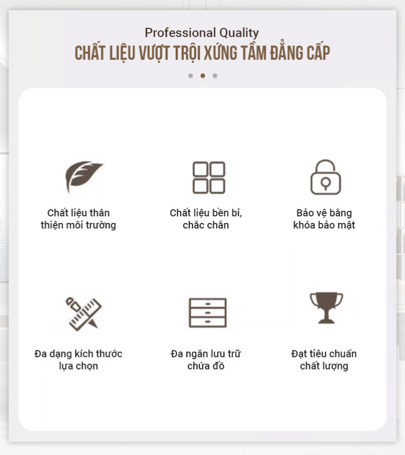 Bàn Lãnh Đạo Nhập Khẩu WX WE-02: Chất liệu cao cấp