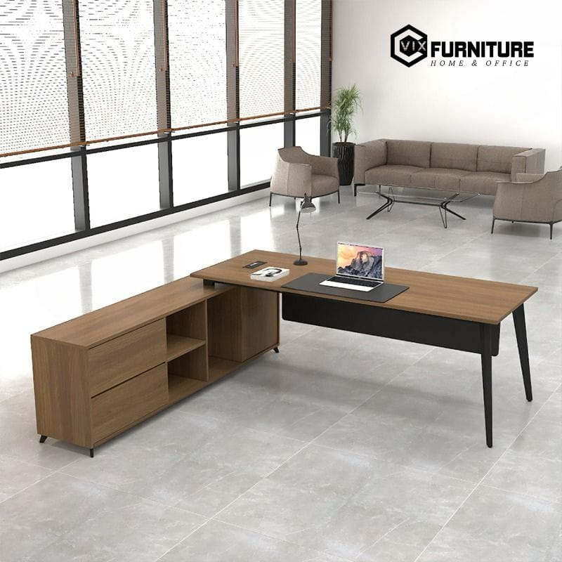 Bàn Giám Đốc 1m8 Gaia GA18-D: Thiết kế sang trọng, hiện đại