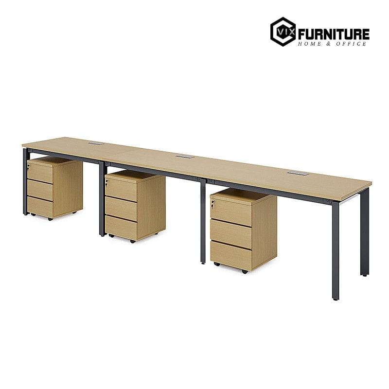 Bàn Làm Việc Oval OV01-3606: Sử dụng gỗ công nghiệp chống ẩm, chịu nhiệt tốt