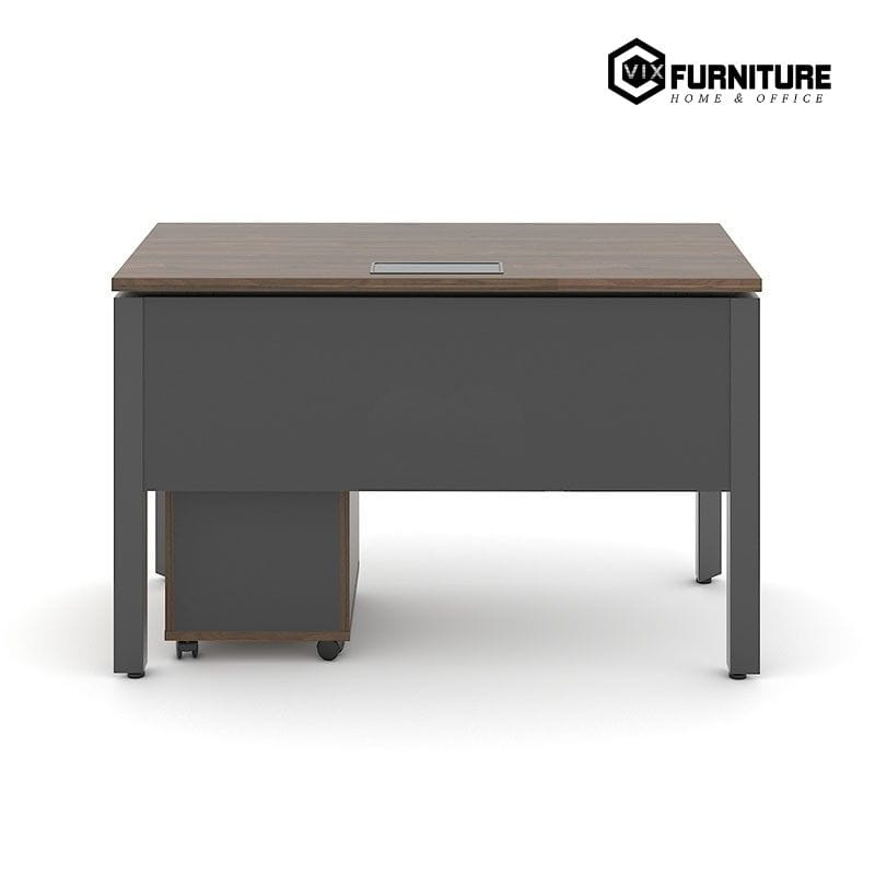 Bàn Làm Việc Ryder RY01A Khung Đen: Thiết kế yếm bàn thời trang, an toàn