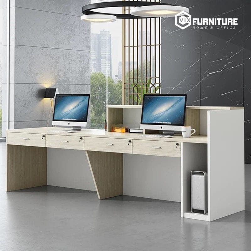 Quầy Lễ Tân QLT10: Trang bị nhiều tiện ích vượt trội